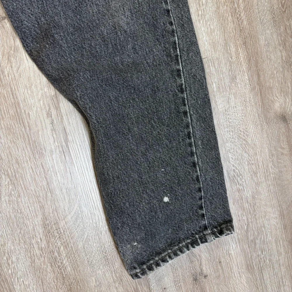 VTG Levis 550 Orange Tab 34x32 (Fits 34x31) Jeans Gray Tapered USA Red Cotton